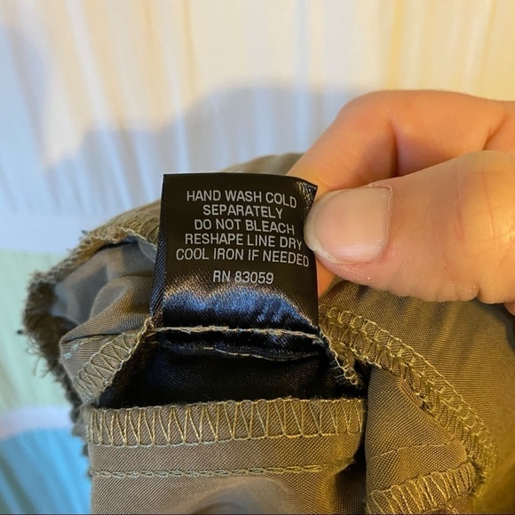 Drew Tuxedo Slacks Military Green Black Stripes Sz Medium - Picture 7 of 8